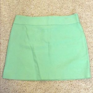 Green Jcrew Mini Skirt, size 4
